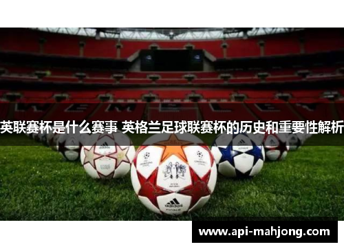 英联赛杯是什么赛事 英格兰足球联赛杯的历史和重要性解析