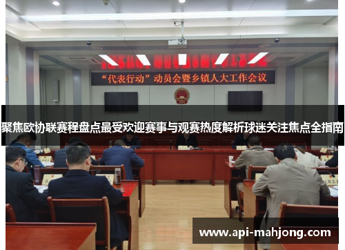 聚焦欧协联赛程盘点最受欢迎赛事与观赛热度解析球迷关注焦点全指南